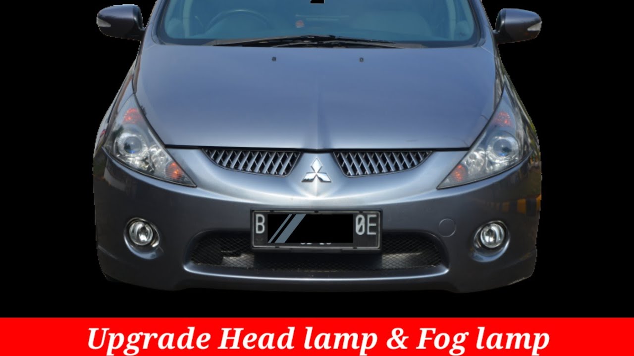 bukan innova [Mitsubishi GRANDIS upgrade Head lamp & Fog lamp]