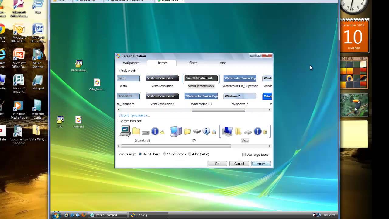 Windows 98 transformed into Windows Vista (OUTDATED)