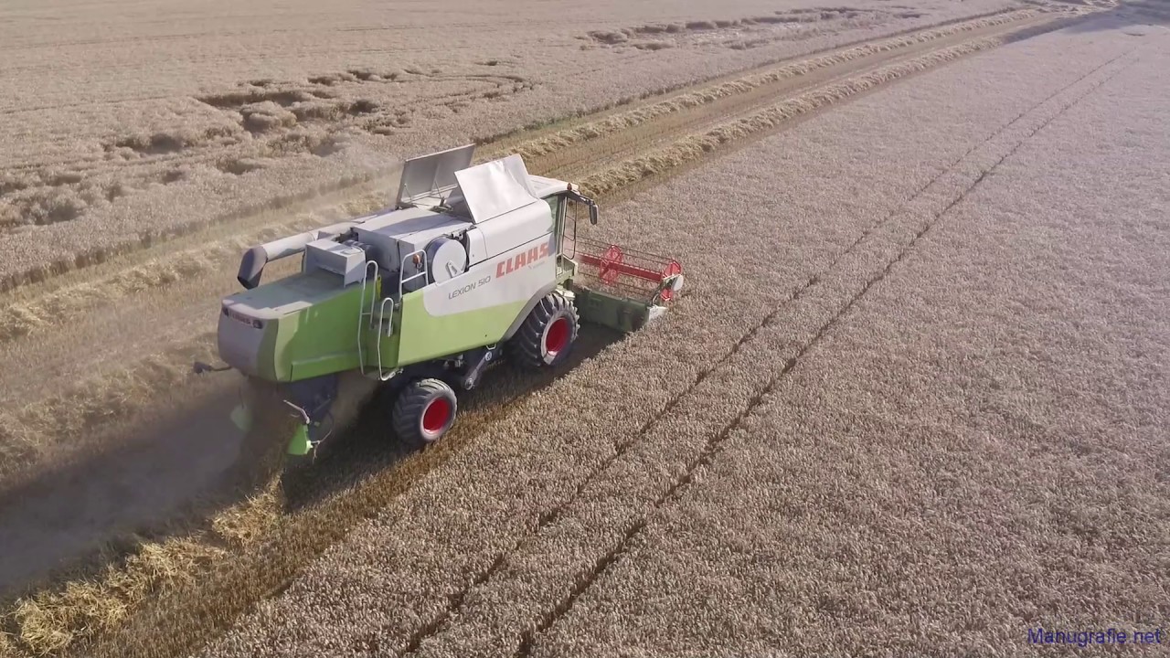 Getreide-Ernte 2017 || Manugrafie.net || Inspire1 || CLAAS LEXION 510