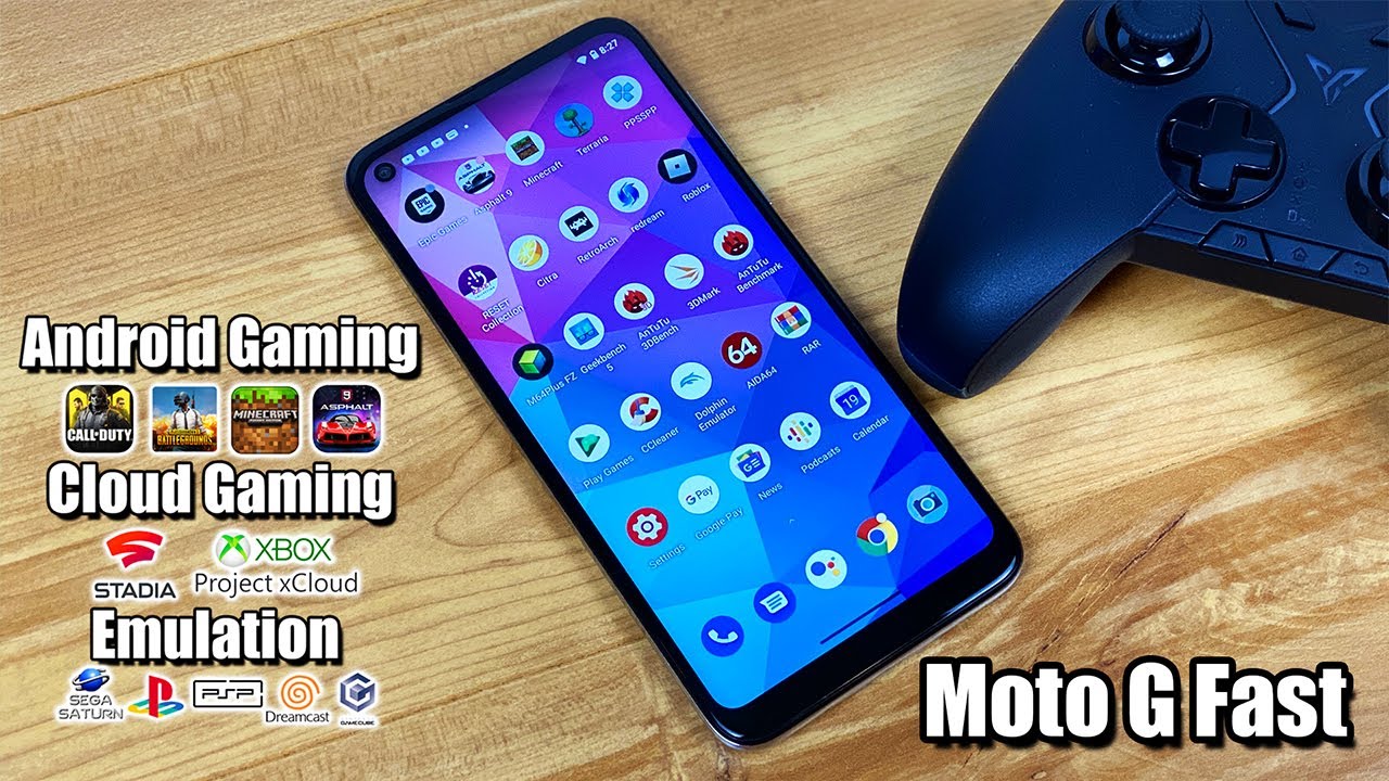 Moto G Fast $199 Android Phone - Gaming - Cloud Gaming - Emulation & Benchmarks Test