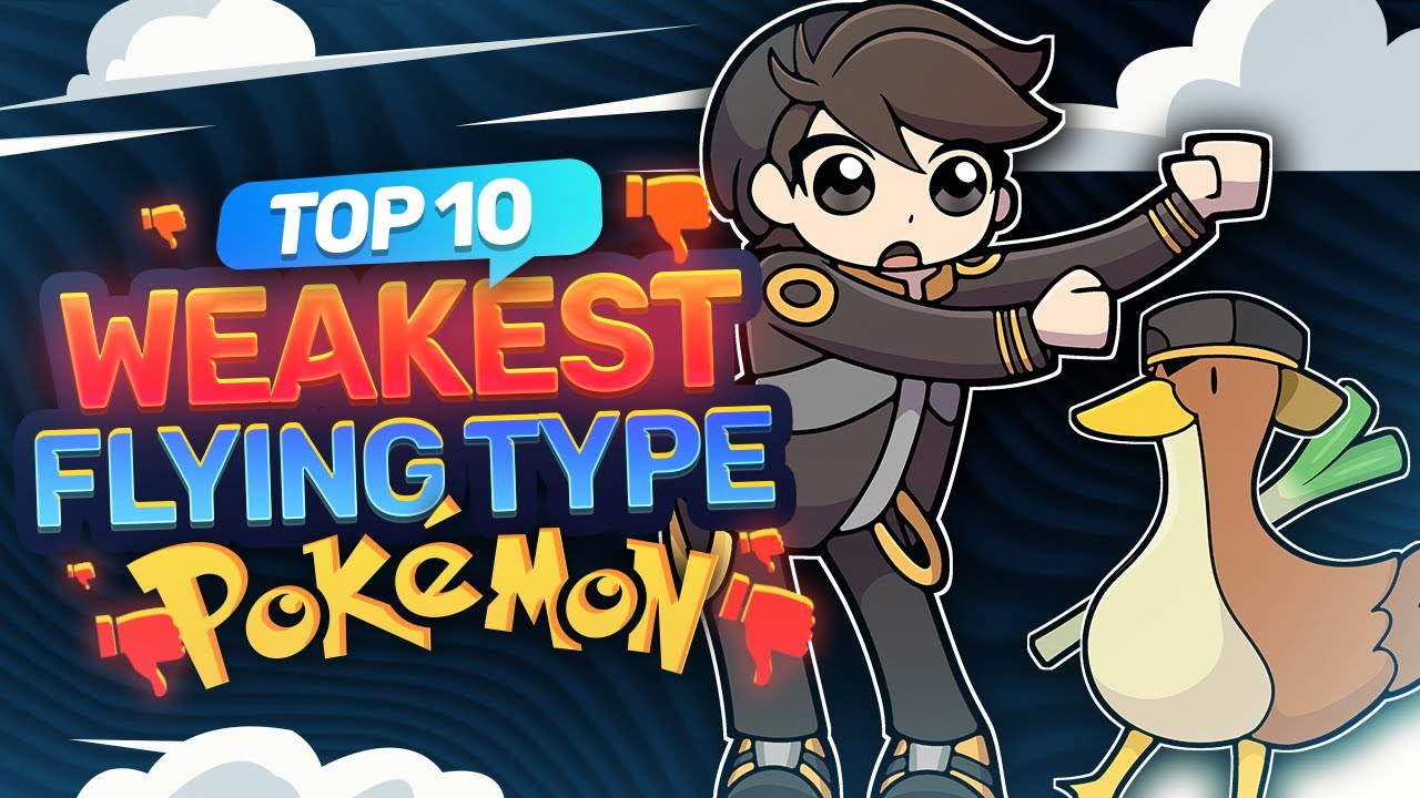 Top 10 WEAKEST Flying Type Pokemon