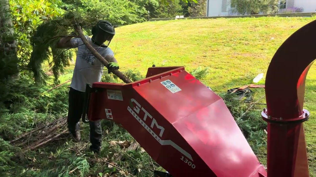 Broyeur de branche gtm 1300r