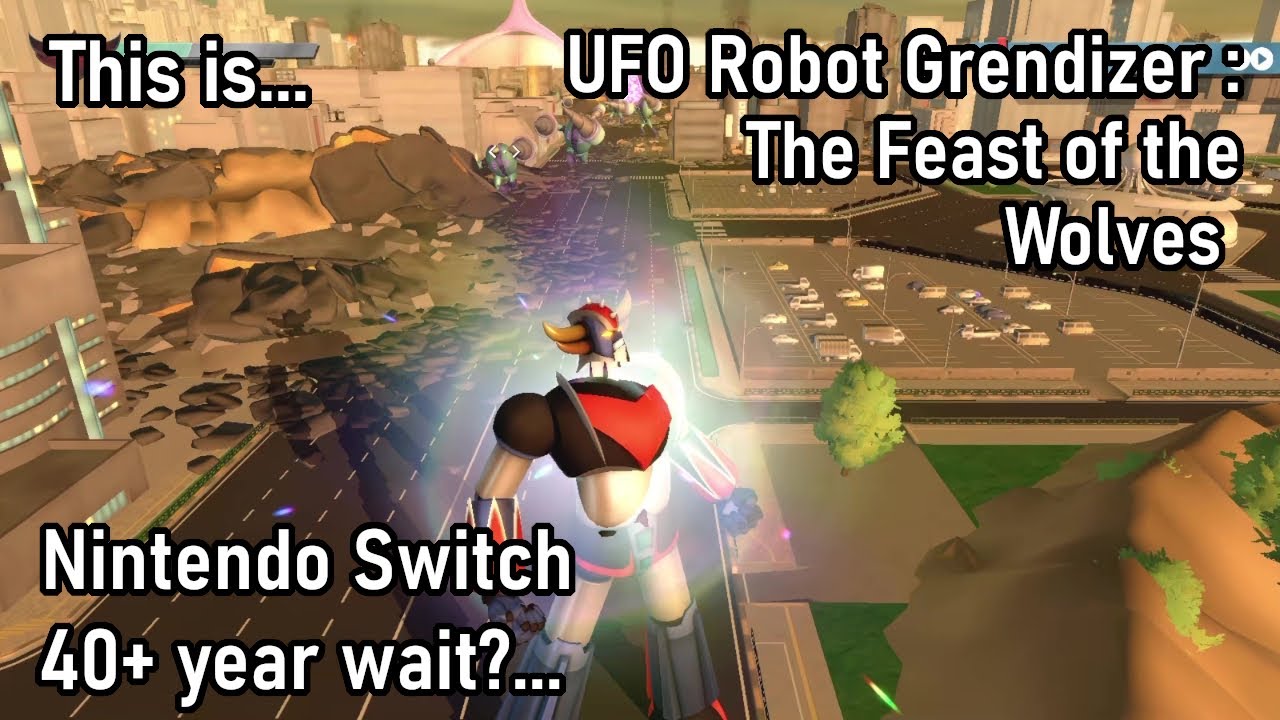 This is UFO Robot Grendizer The Feast of the Wolves for the Nintendo Switch