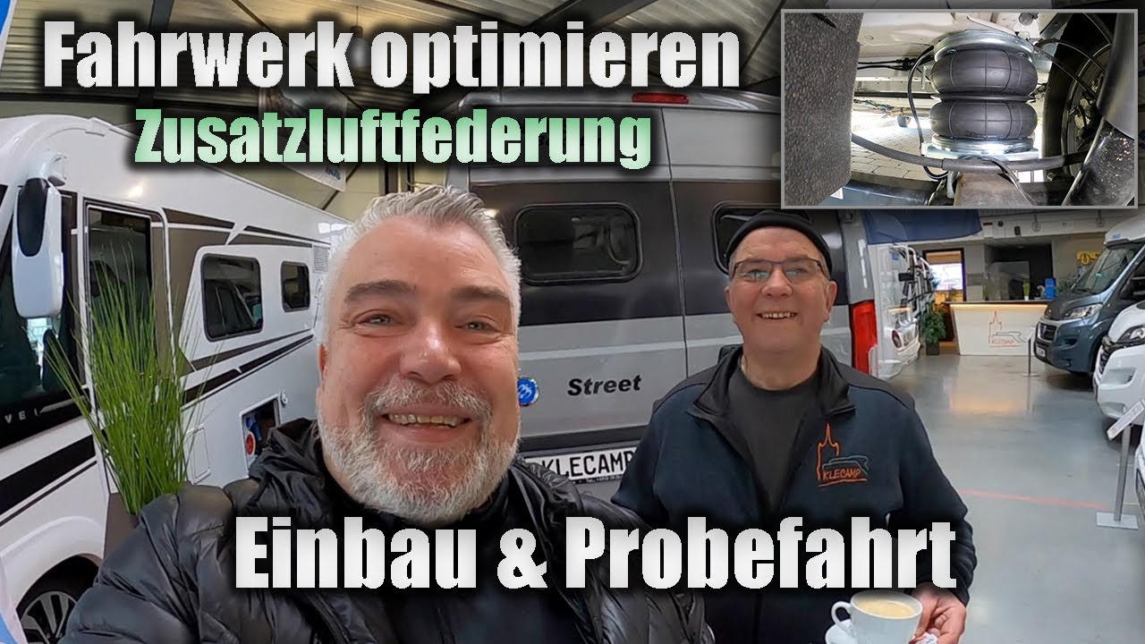 Wohnmobil Luftfederung nachrüsten im WoMo Adria Coral 670 SL CampMonkey