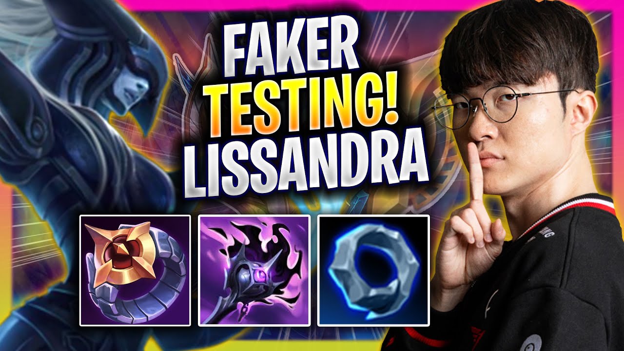 FAKER TESTING LISSANDRA IN KOREA SOLOQ! - T1 Faker Plays Lissandra MID vs Leblanc! | Season 2025