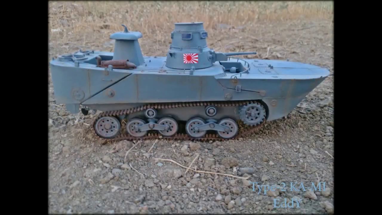 Обзор модели Type-2 KA-MI (wak 1:25) из бумаги и картона.