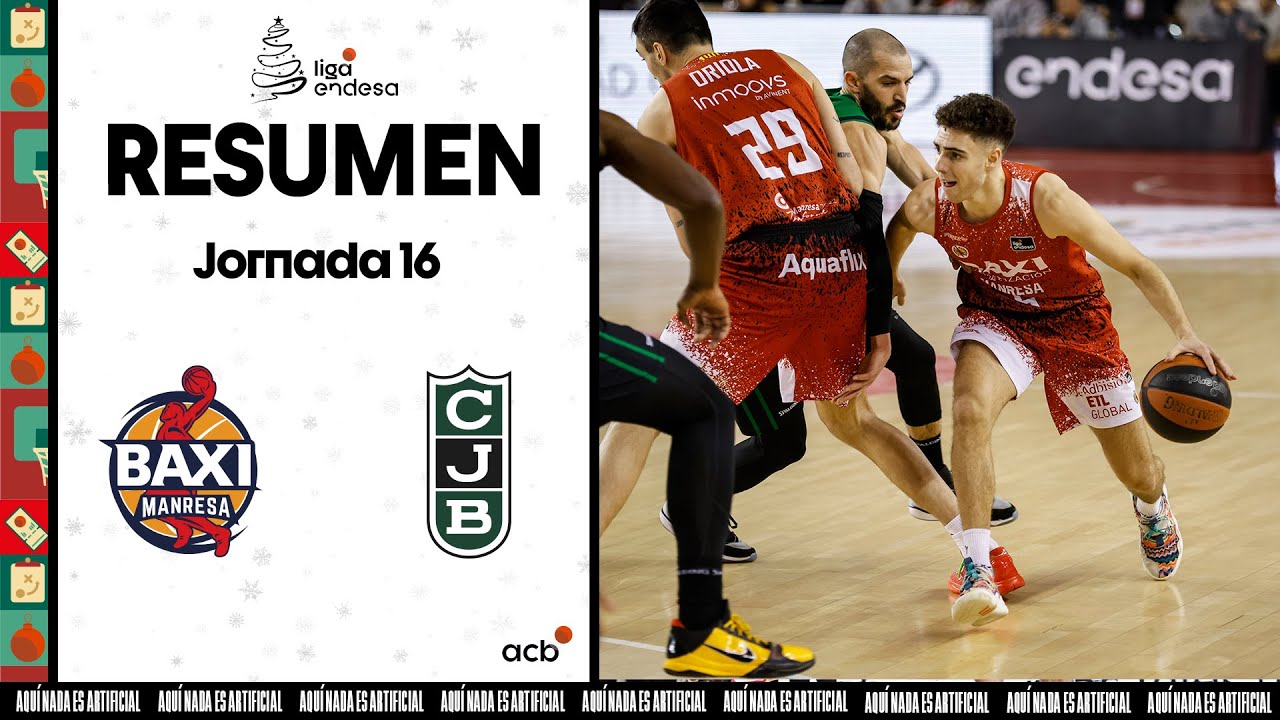 BAXI Manresa - Joventut Badalona (102-89) RESUMEN | Liga Endesa 2023-24