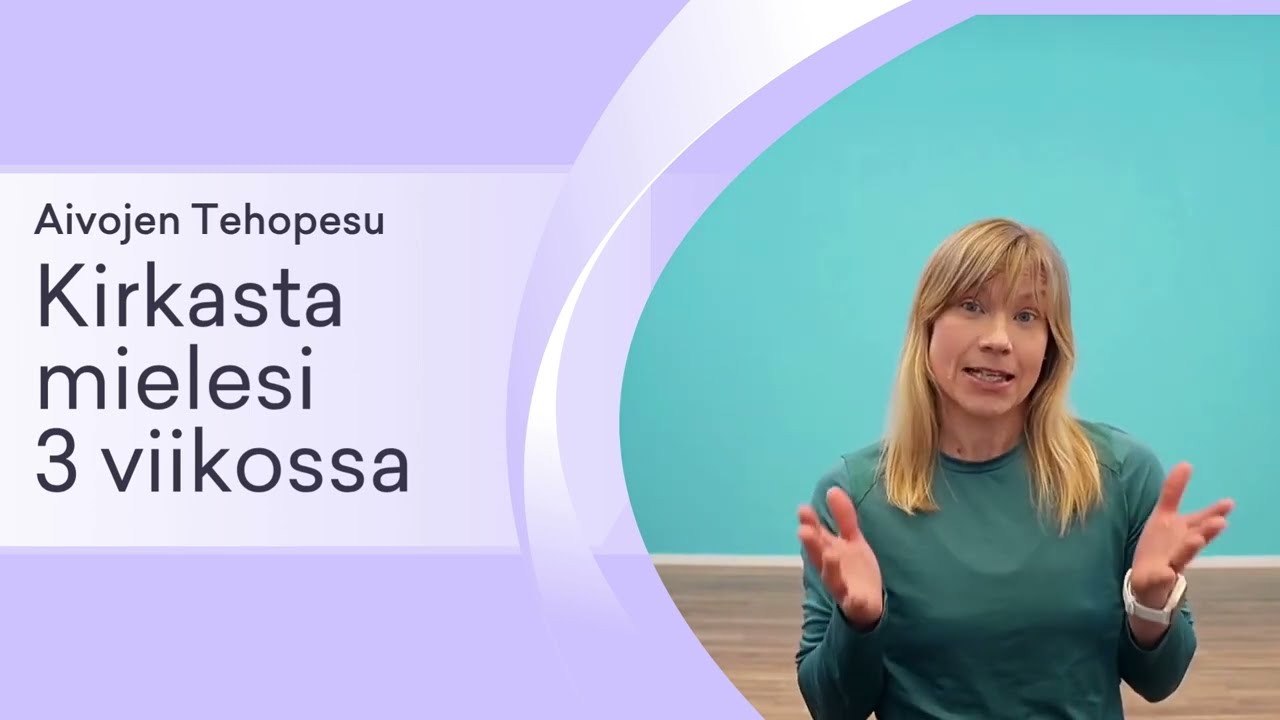 Aivoterveys: Aivojen Tehopesu