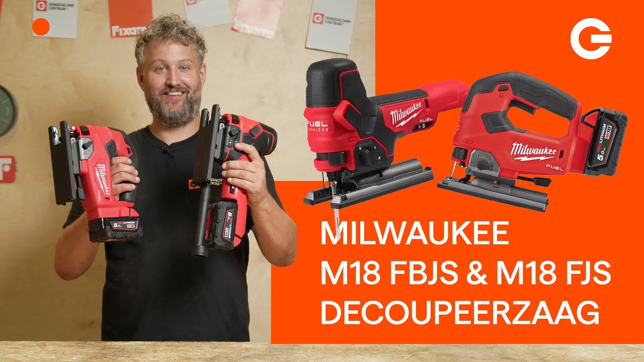 🔴 Milwaukee decoupeerzaag. M18 FBJS & M18 FJS 💪