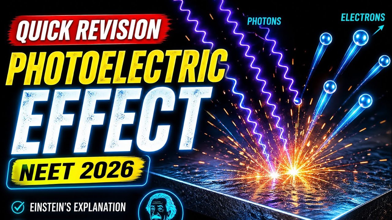 Photoelectric Effect, Revision-1 #NEETPhysics #neet 