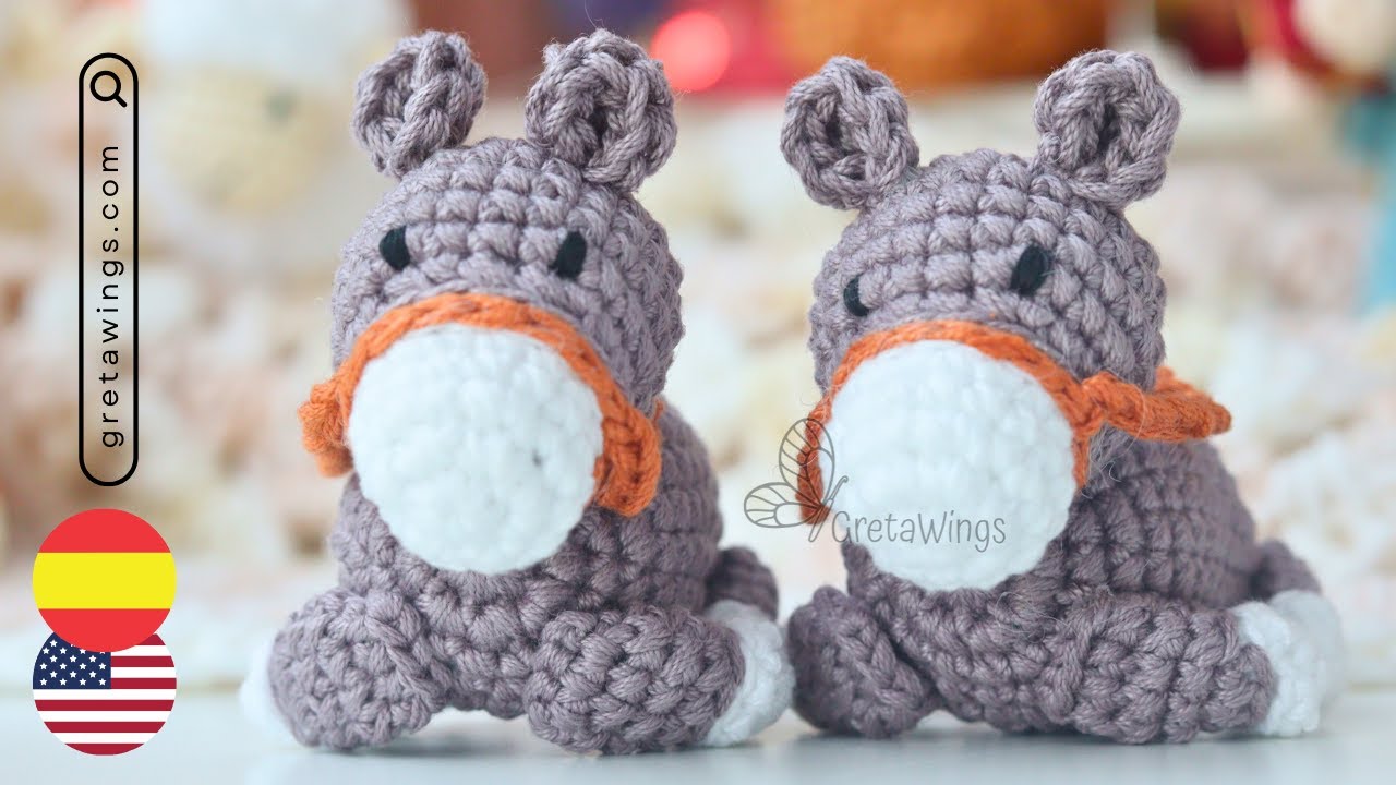 Crea un Mulo Tejido a Crochet Amigurumi: ¡Hazlo para tu Nacimiento! | GretaWings