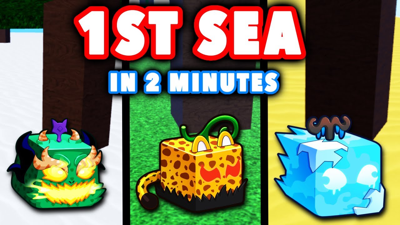 All Fruit Spawn Locations 1st Sea In 2 Minutes! (2025) - Blox Fruits