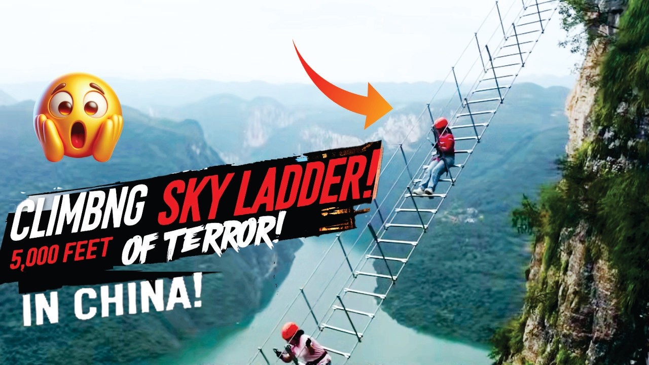 Sky Ladder in China | The Real-Life Stairway to Heaven