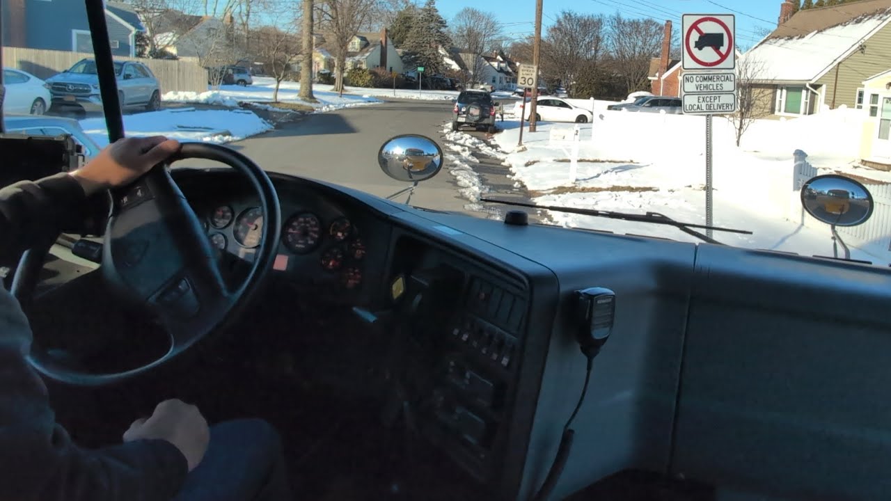 School Bus Front Seat Ride Along Sub Driver on 346 2021 IC CE school bus