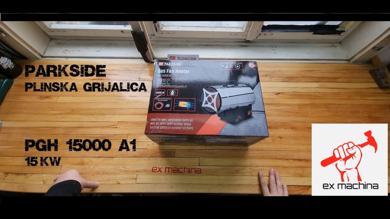 Parkside PGH 15000 A1  - Plinska grijalica s ventilatorom