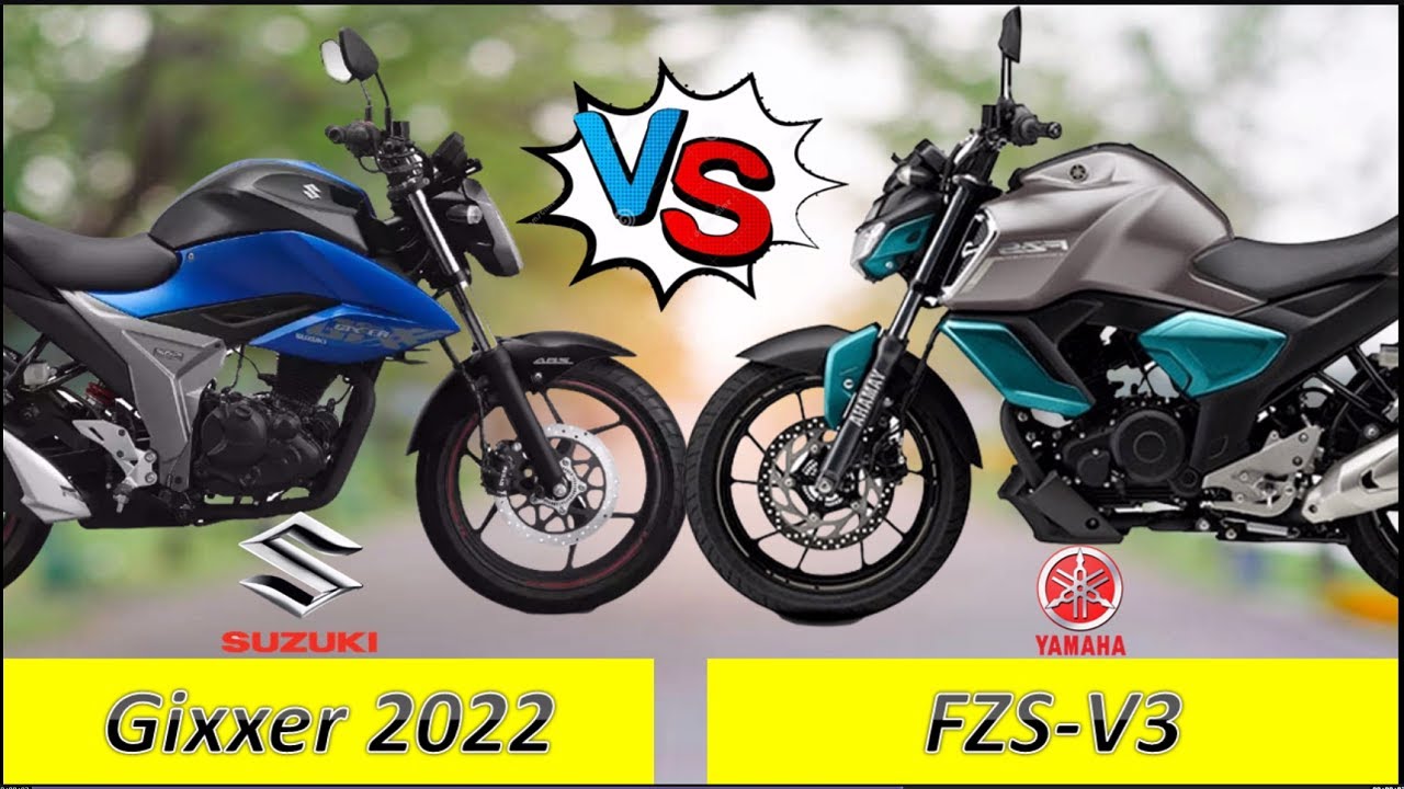 Suzuki Gixxer 155 Fi ABS Vs Yamaha FZS V3 Comparison . Know Which Is Better!!!???