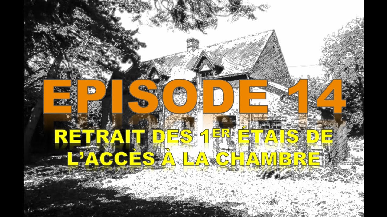 Ep14 Je commence à libérer le passage de la porte (ouverture créée pour la chambre)