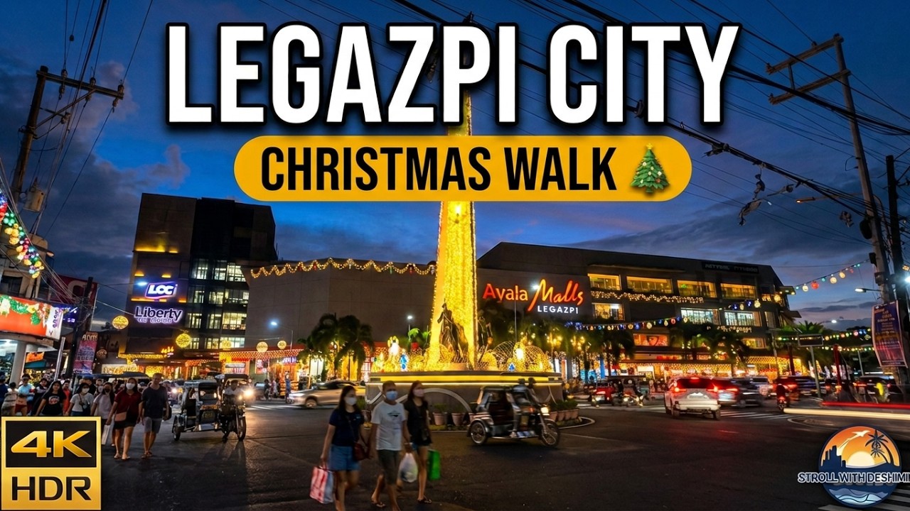 Legazpi Port District Pre-Christmas Walk Tour 🎄✨ | Legazpi City, Albay 🇵🇭