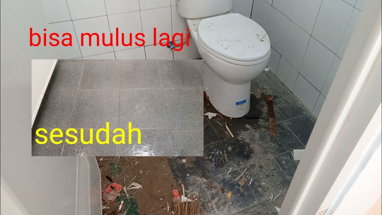 @cara membersihkan keramik kasar dari noda cat dan semen