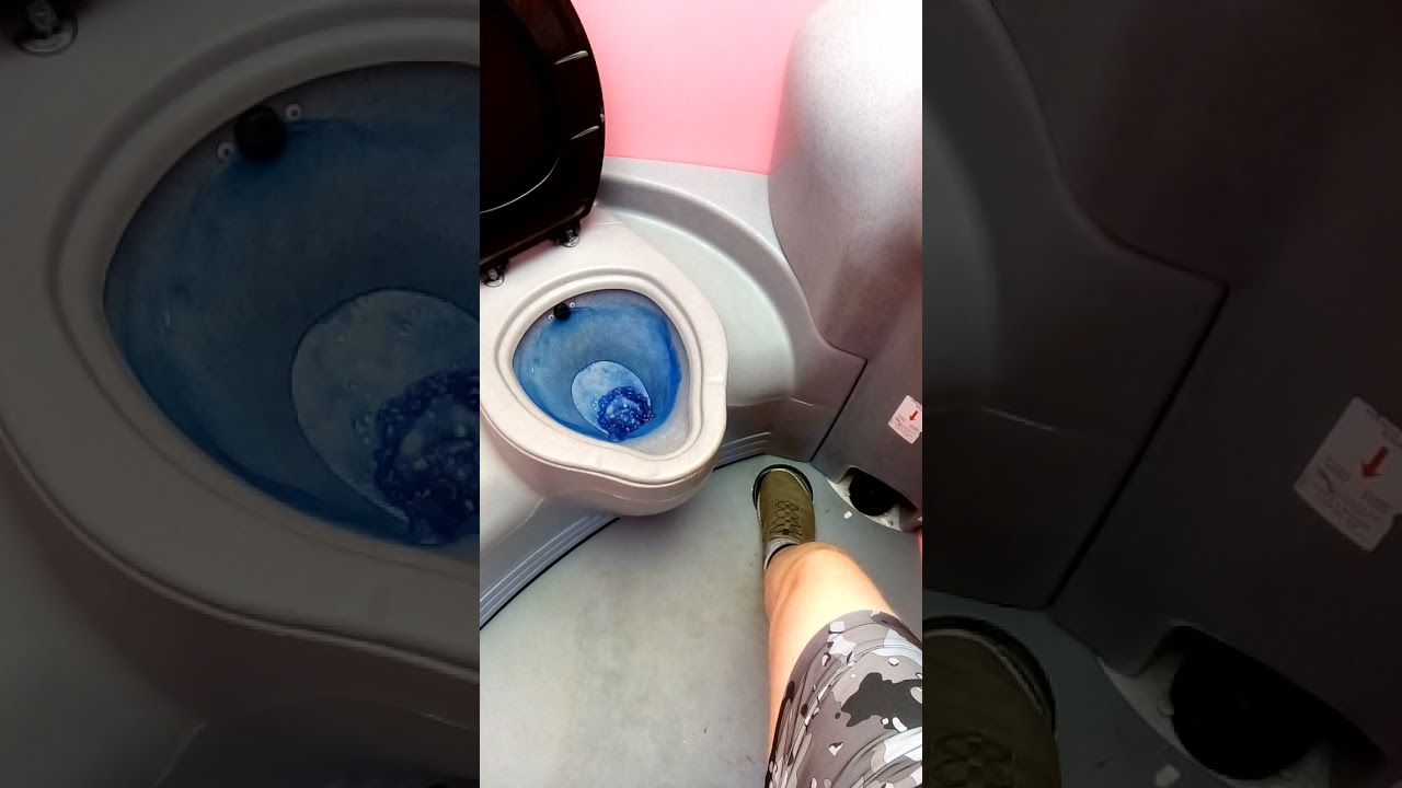 Different types of portaloo. Five dock park