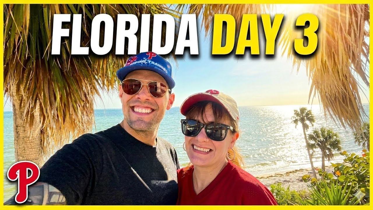 Our First Phillies Spring Training Game + Exploring Clearwater!