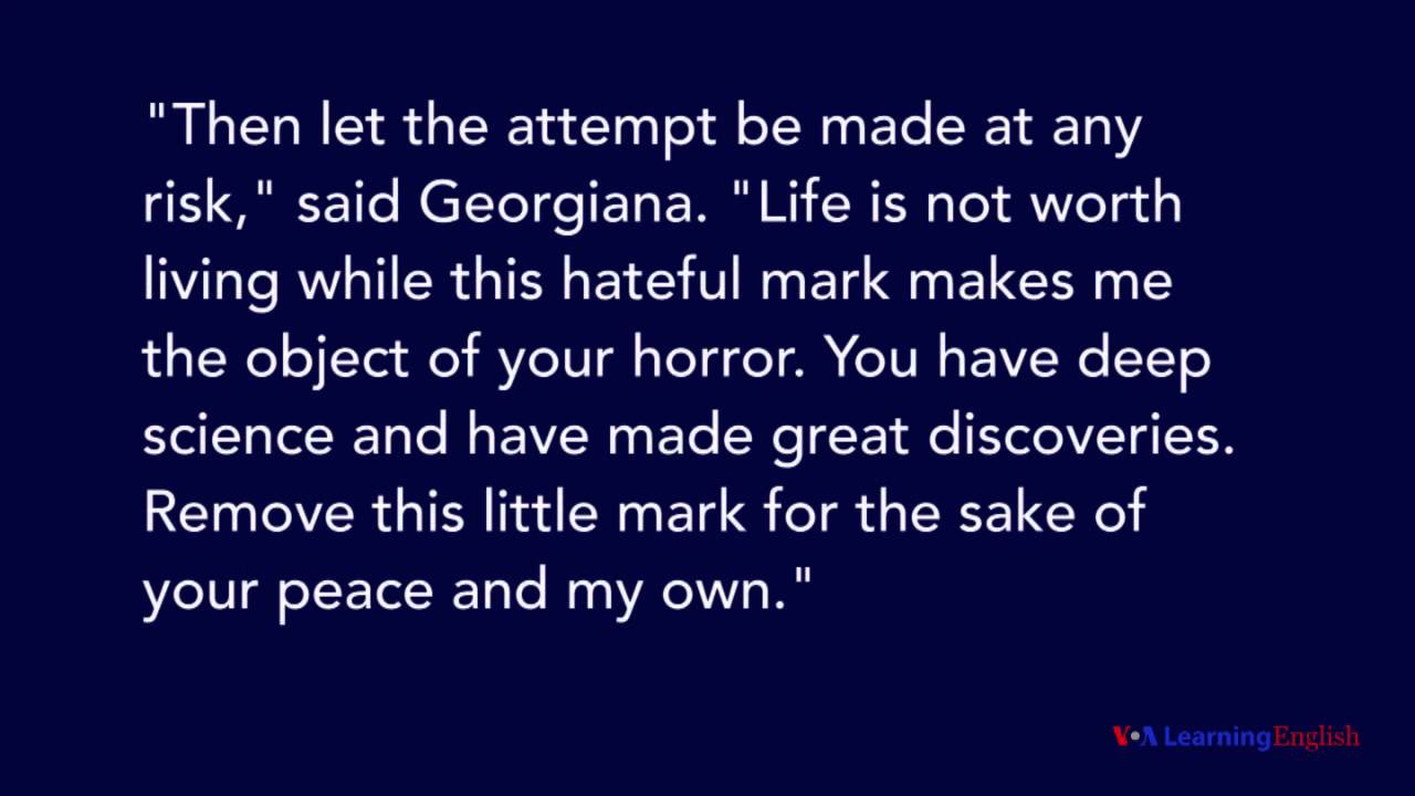 The Birthmark by Nathaniel Hawthorne