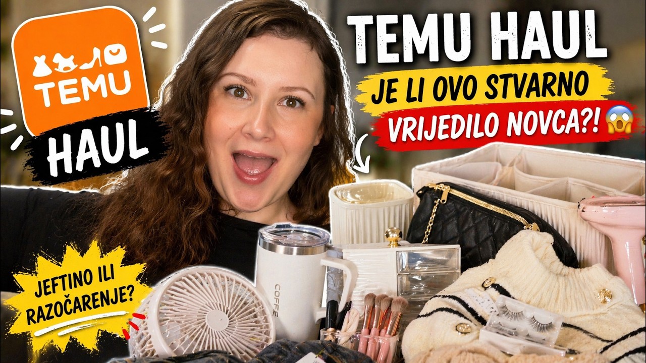 TEMU HAUL 😱 Je li ovo stvarno vrijedilo novca?!