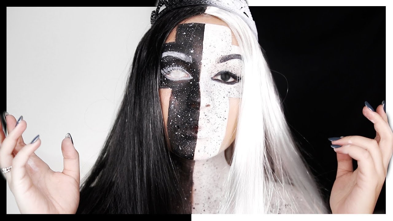 Black & White Queen - Halloween Make-up  🎃👻 | Dagi Bee