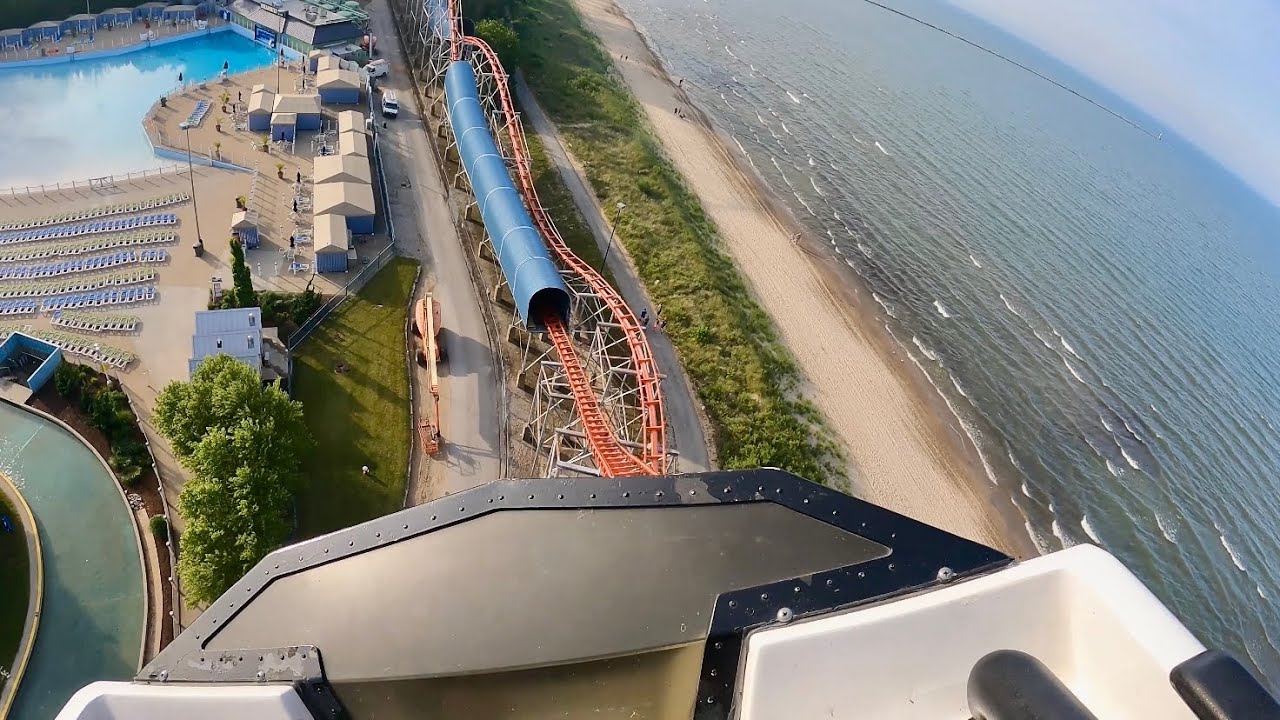 Magnum XL-200 ОРИГИНАЛЬНЫЕ гипер-американские горки 4K POV! | Сидар-Пойнт, Огайо [Авторские права...