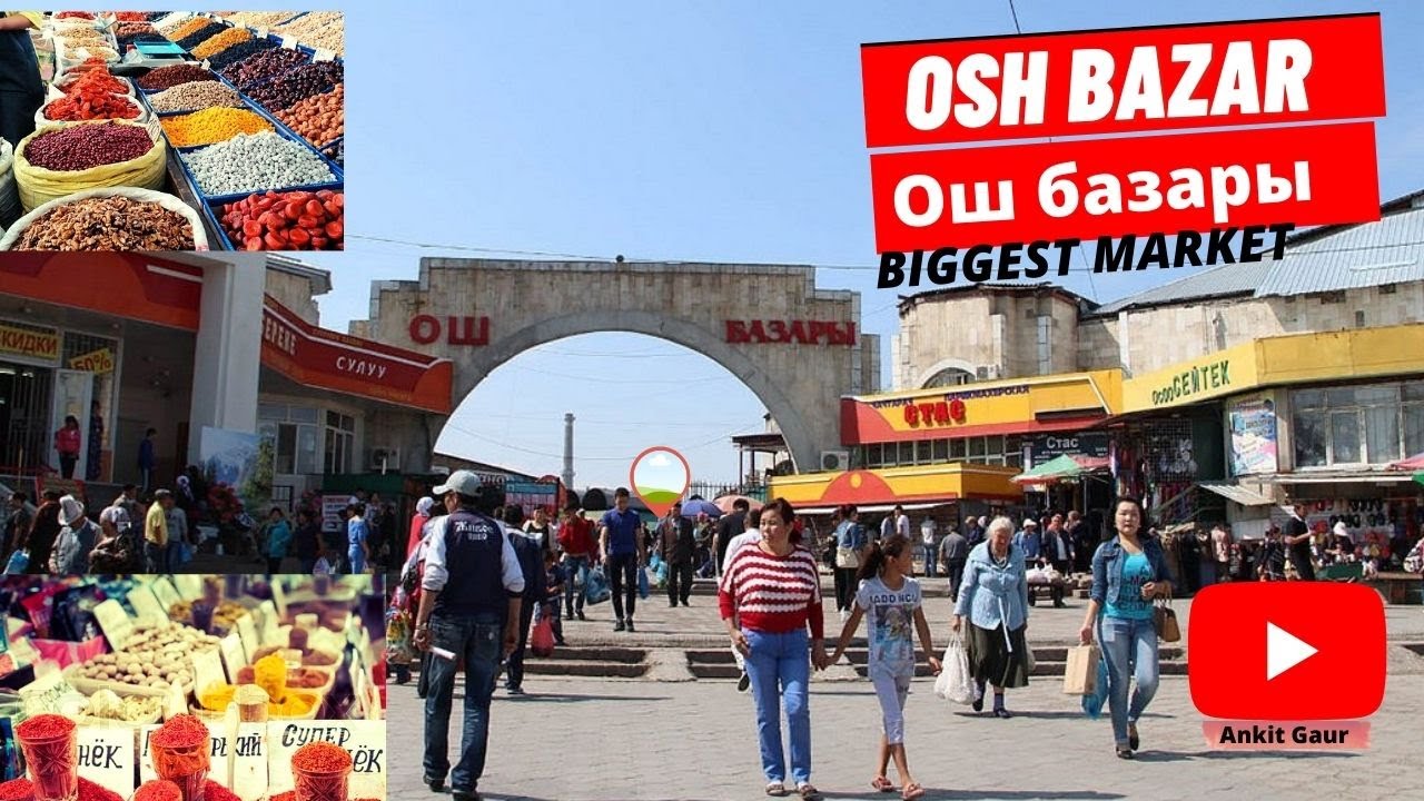 OSH BAZAR : Best place to get everything in cheap | KYRGYZSTAN | VLOG#1