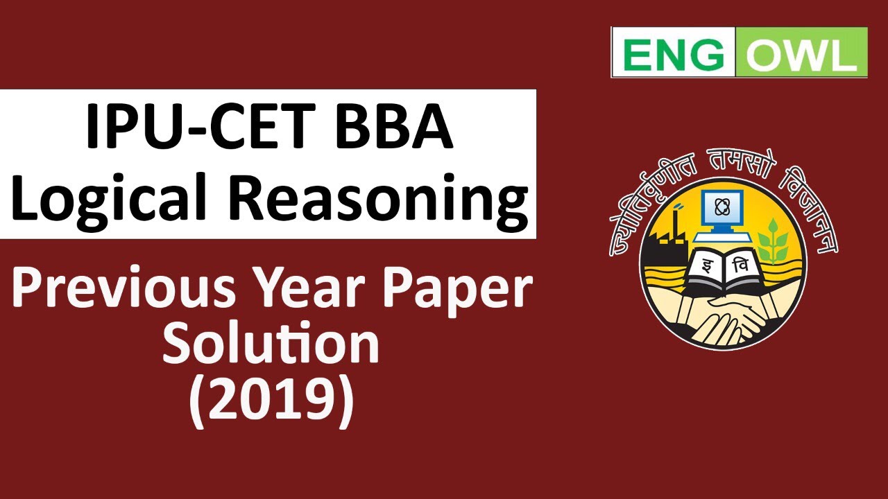 Logical Reasoning | BBA IPU CET | Solve Previous Year Paper
