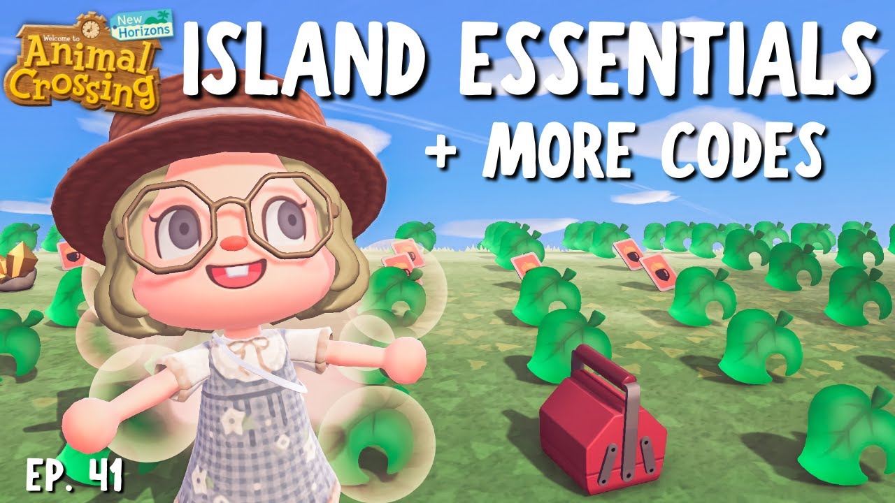 More coastal CODES & shopping for ISLAND ESSENTIALS 🌴 Let's Play ACNH #041