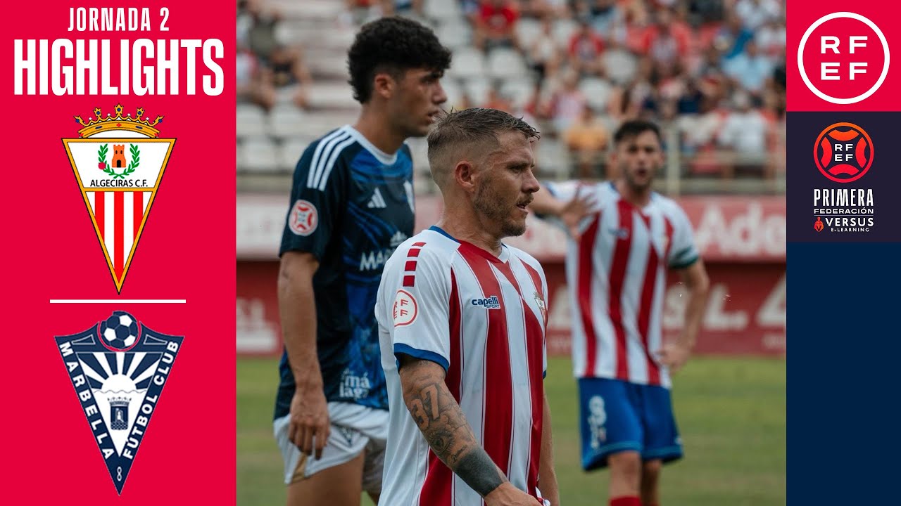 Resumen #PrimeraFederaci&oacute;n | Algeciras CF 0-0 Marbella FC | Jornada 2 | Temporada 2025/26