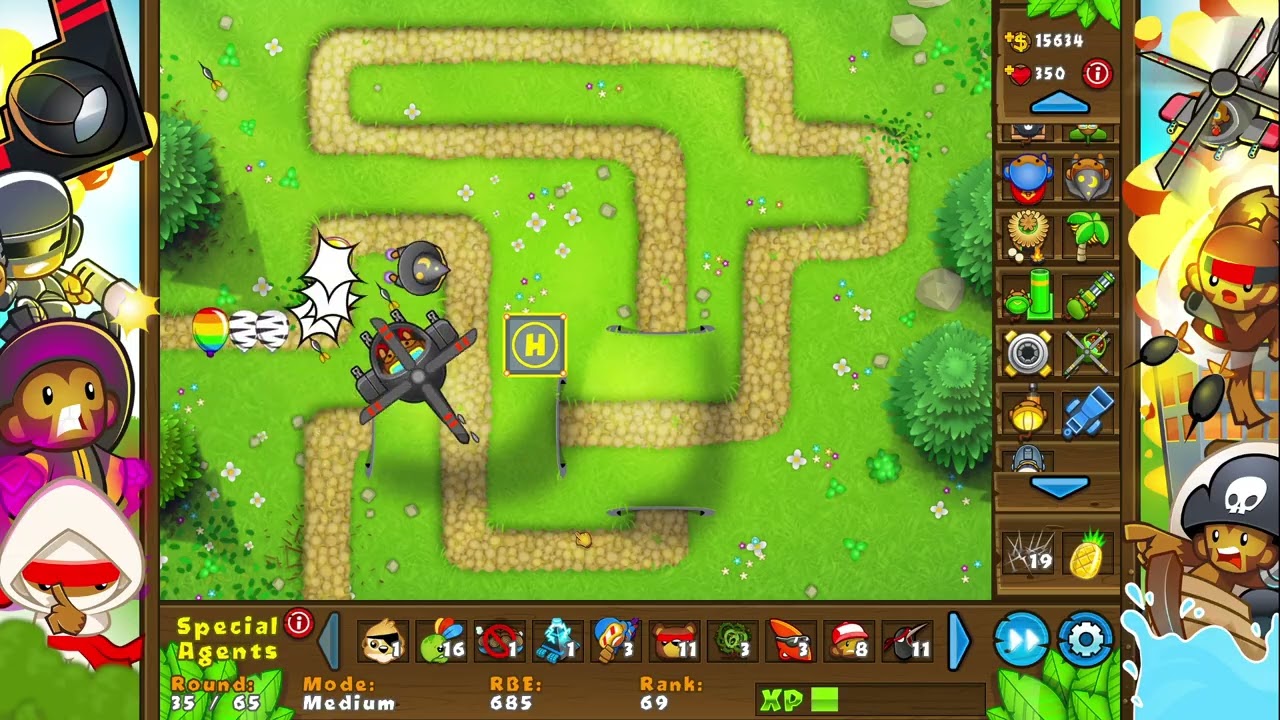 bloons td 5 special missions #9 / short-lived