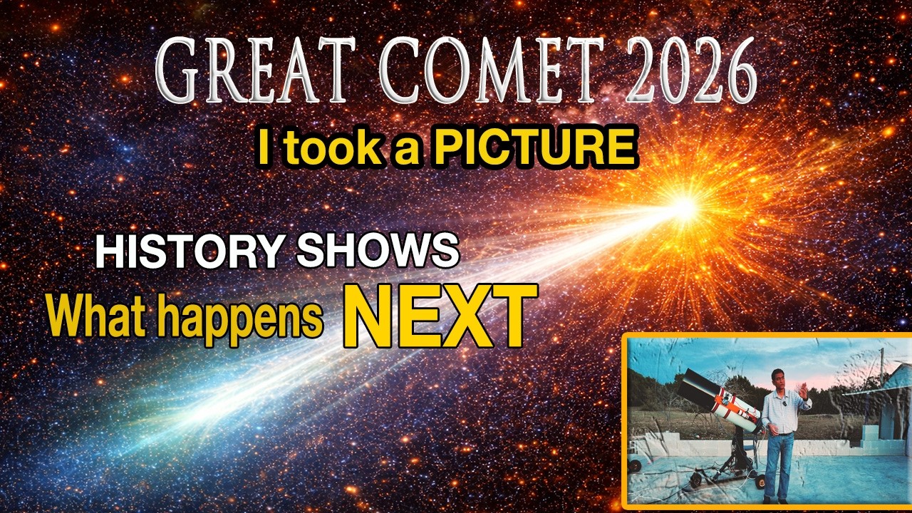 GREAT COMET 2026 Is BRIGHT &ndash; HISTORY Shows What Happens NEXT | I Took a Picture