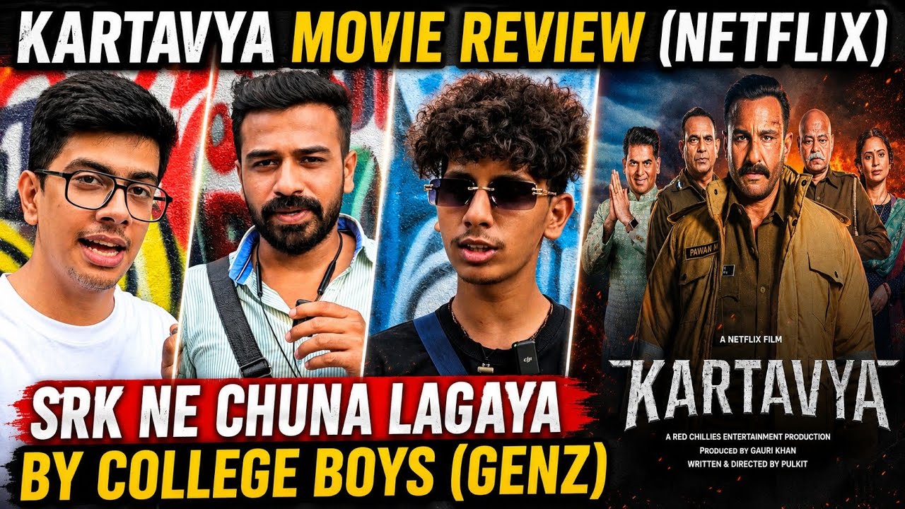 Kartavya Movie Review | Netflix | By College Boys (GenZ) | Saif Ali Khan | Shah Rukh Khan