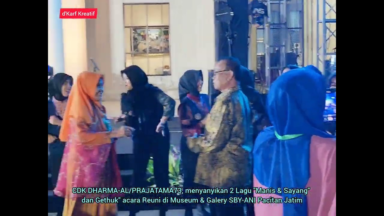 Museum SBY-ANI, Reuni CDK DHARMA AKABRI-73 di Pacitan Menyanyikan 2 Lagu dari CDK LAUT/Prajatama-73.