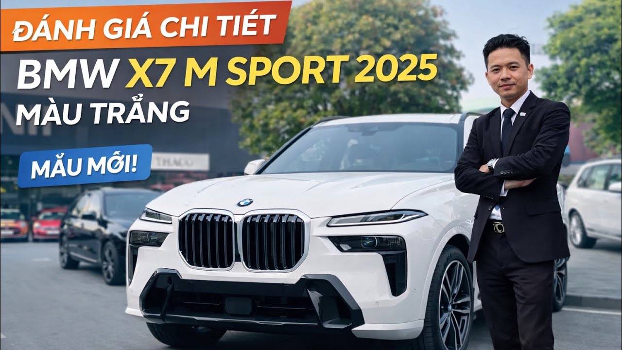 BMW X7 M Sport 2025 | SUV Full-Size Sang Trọng, Công Nghệ Đỉnh Cao – Có Mặt Ở BMW Long Biên!