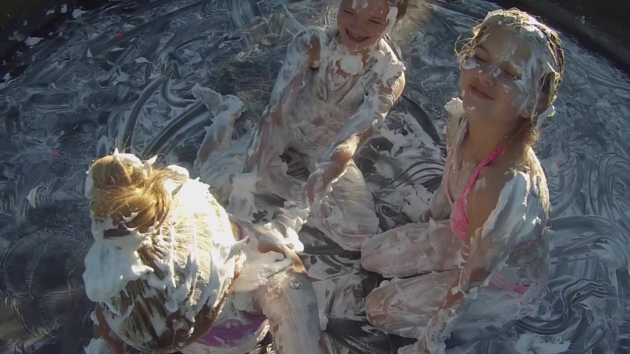 shaving cream fight