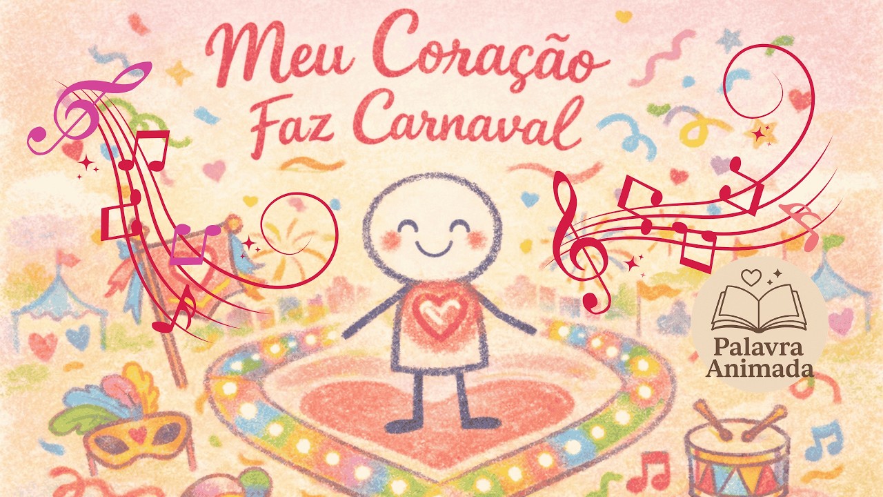 Meu Coração Faz Carnaval 🎭💛 Inteligência Emocional em Ritmo de Samba | Música Motivacional