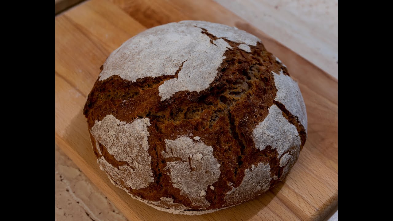 Roggensauerteigbrot aus 100% Roggenmehl selber backen