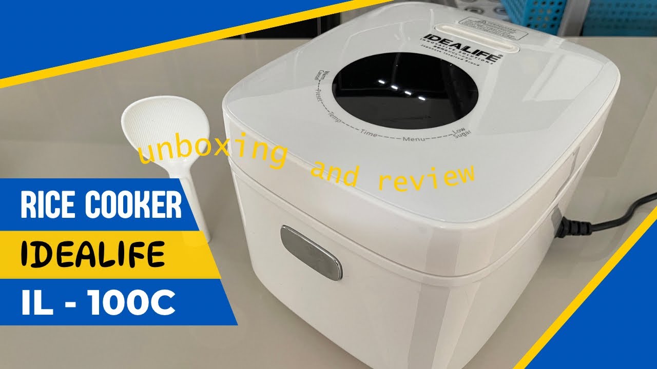 Unboxing and review digital rice cooker IDEALIFE IL-100C 150725