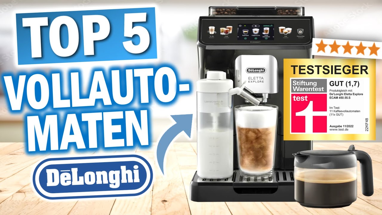 Top 5 De'Longhi Kaffeevollautomaten 2026 - Wer gewinnt den Vergleich?