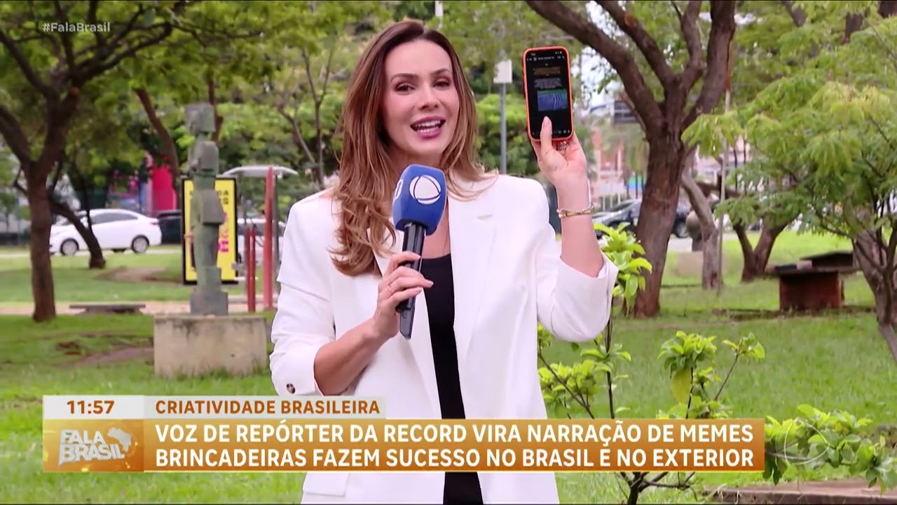 Voz de repórter da RECORD viraliza e narra memes nas redes sociais