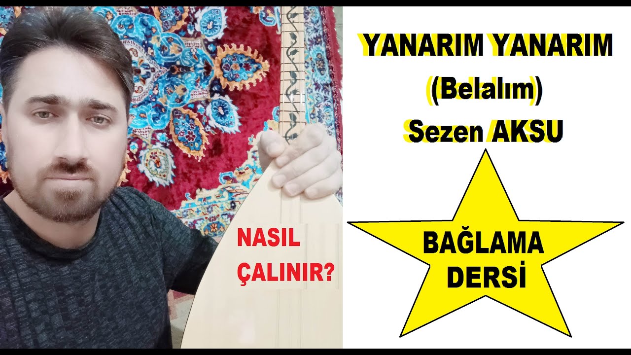 Belalım (yanarım yanarım) Sezen Aksu. Bağlama Dersi - 1.Bölüm