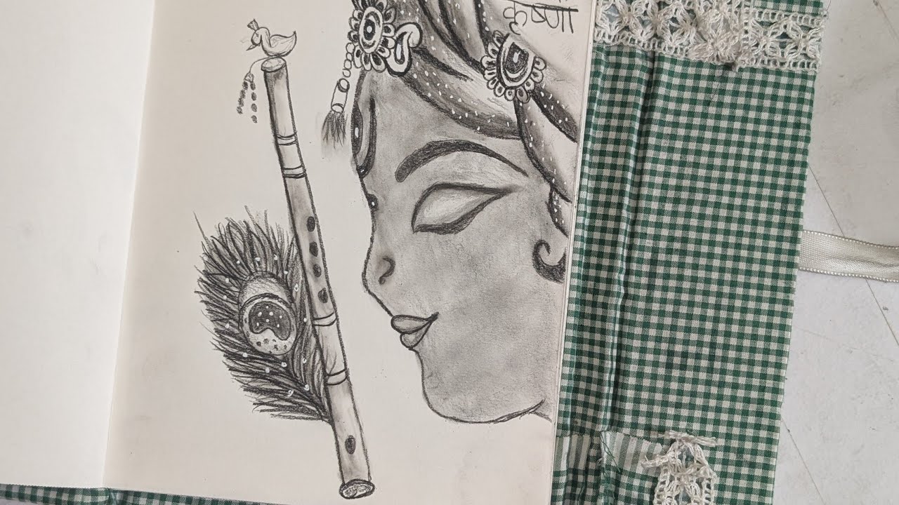 Drawing with charcoal pencil ✏️