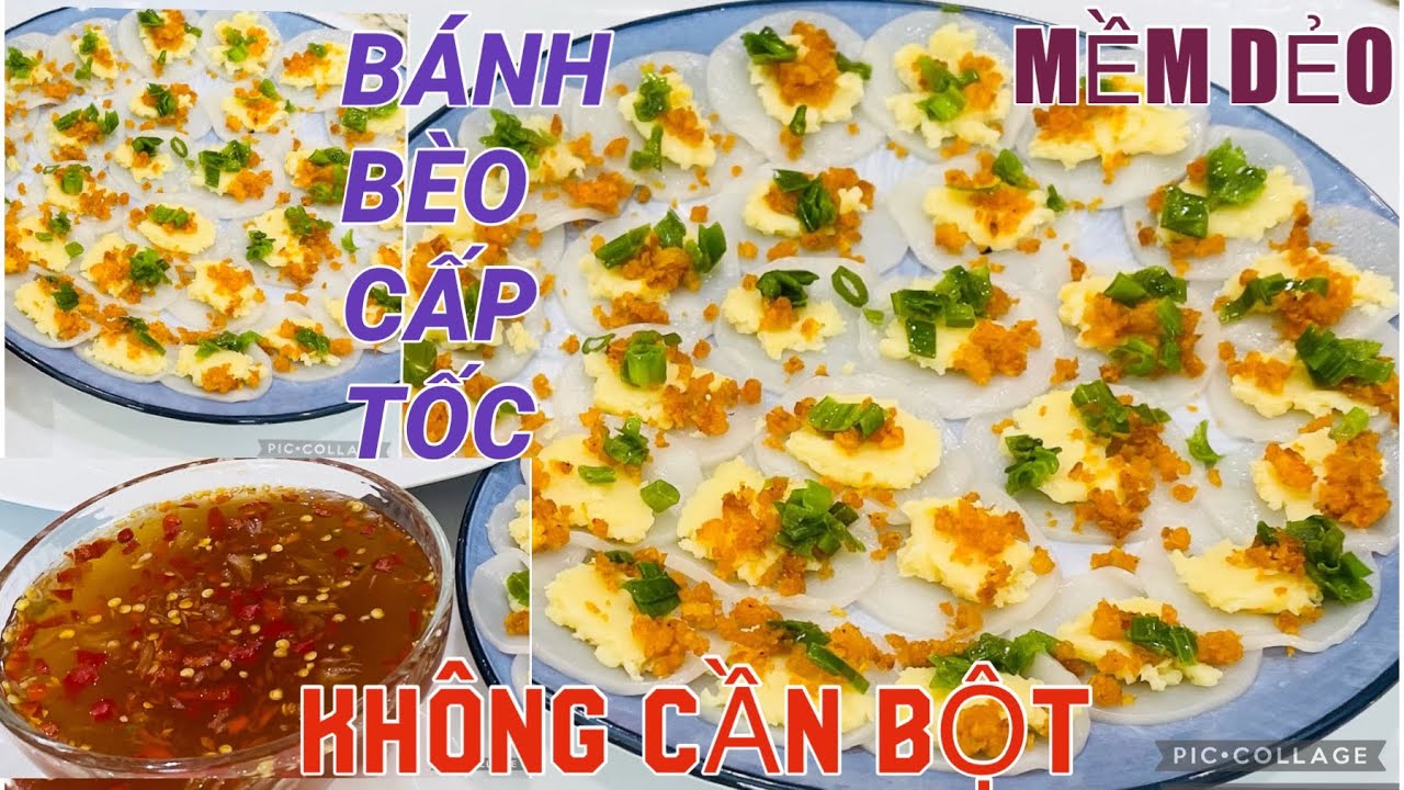 Phát hiện ra cách làm BÁNH BÈO cấp tốc KHÔNG CẦN BỘT nhanh gọn lẹ ai ai cũng làm được BÁNH ,DẺO ,MỀM