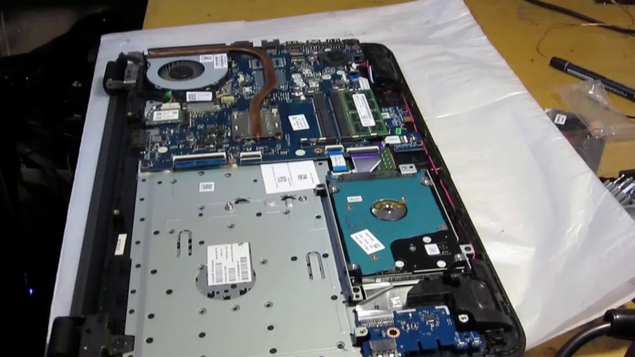 чистка HP 255 g4 от пыли