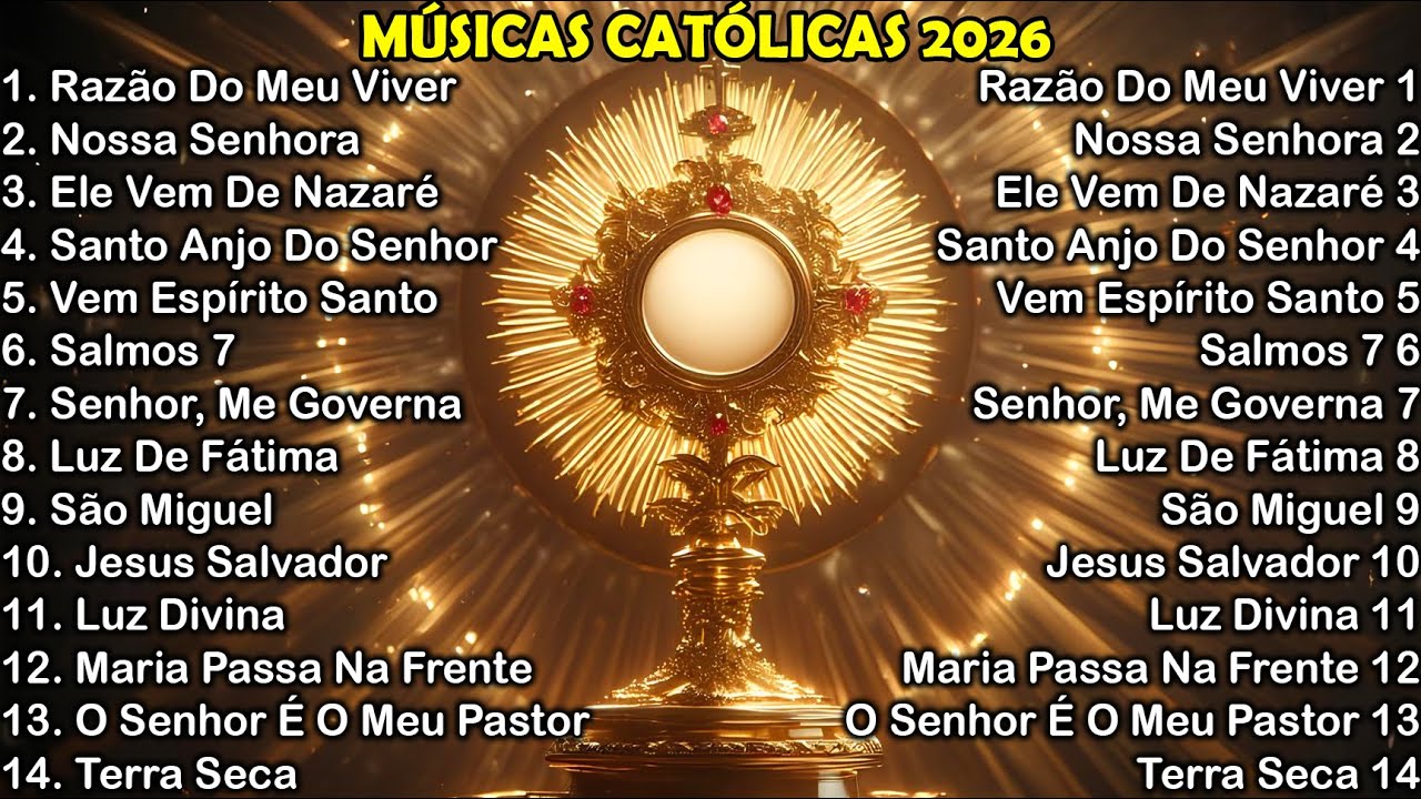 Músicas Católicas Emocionantes Inesquecíveis | Louvores Católicos 2026