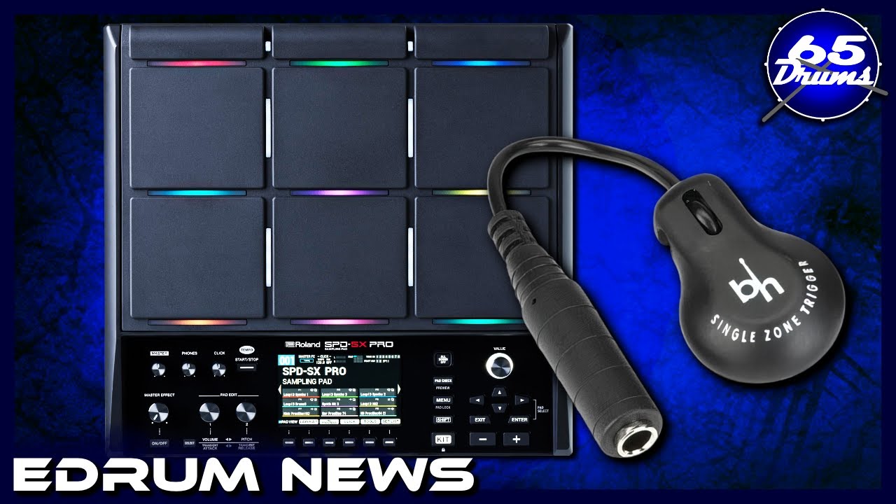 Edrum News: Roland SPD-SX PRO and RTOM BH Triggers